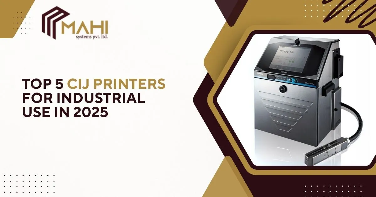 Top 5 CIJ Printers for Industrial Use in 2025