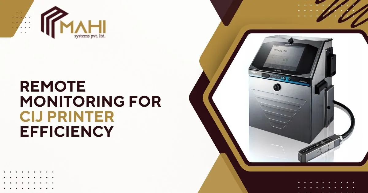 Remote Monitoring for CIJ Printers Efficiency