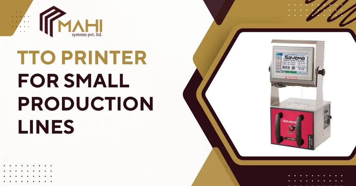 TTO Printer for Small Production Lines