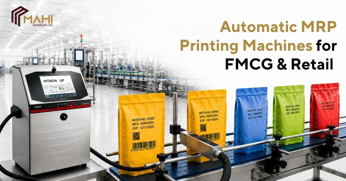 Automatic MRP Printing Machines for FMCG & Retail