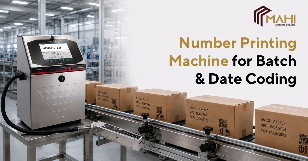 Number Printing Machine for Batch & Date Coding